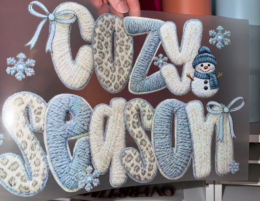 Cozy Season - Glitter Screen Print