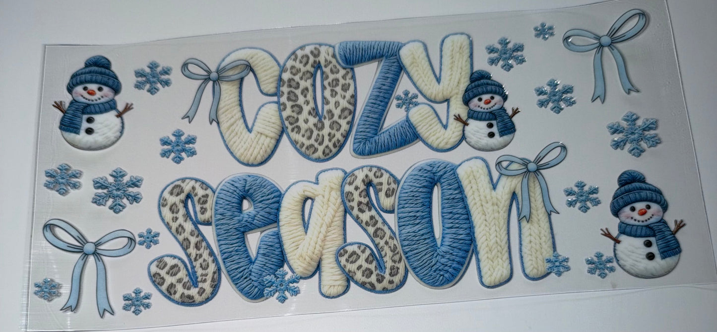 Cozy Season - 16oz UV DTF Cup Wrap