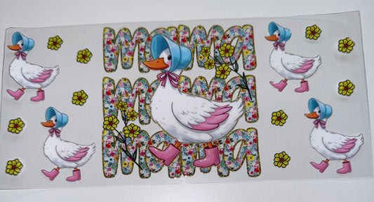 Pink Mama Goose - 16oz Uv DTF Cup Wrap