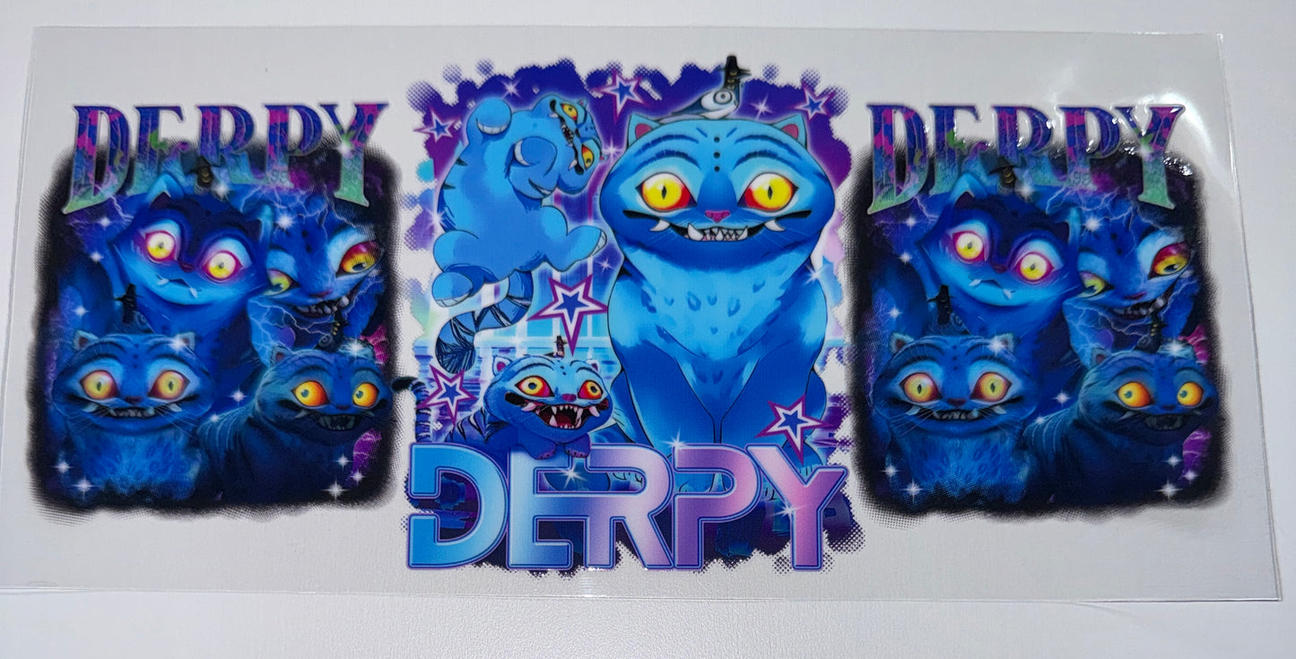 Derp - 16oz Uv DTF Cup Wrap