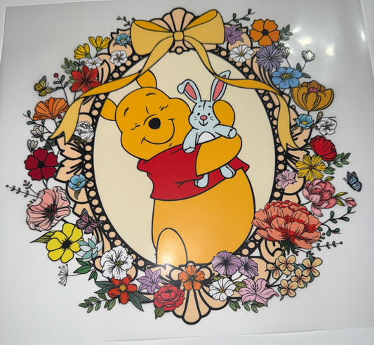 Yellow Bear Mirror - DTF Transfer