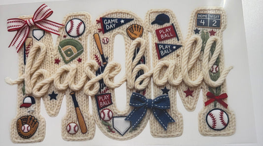 Baseball Mom - DTF Transfer