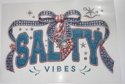 Salty Vibes Bling - DTF Transfer