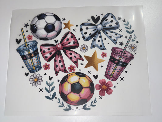 Soccer Heart - DTF Transfer