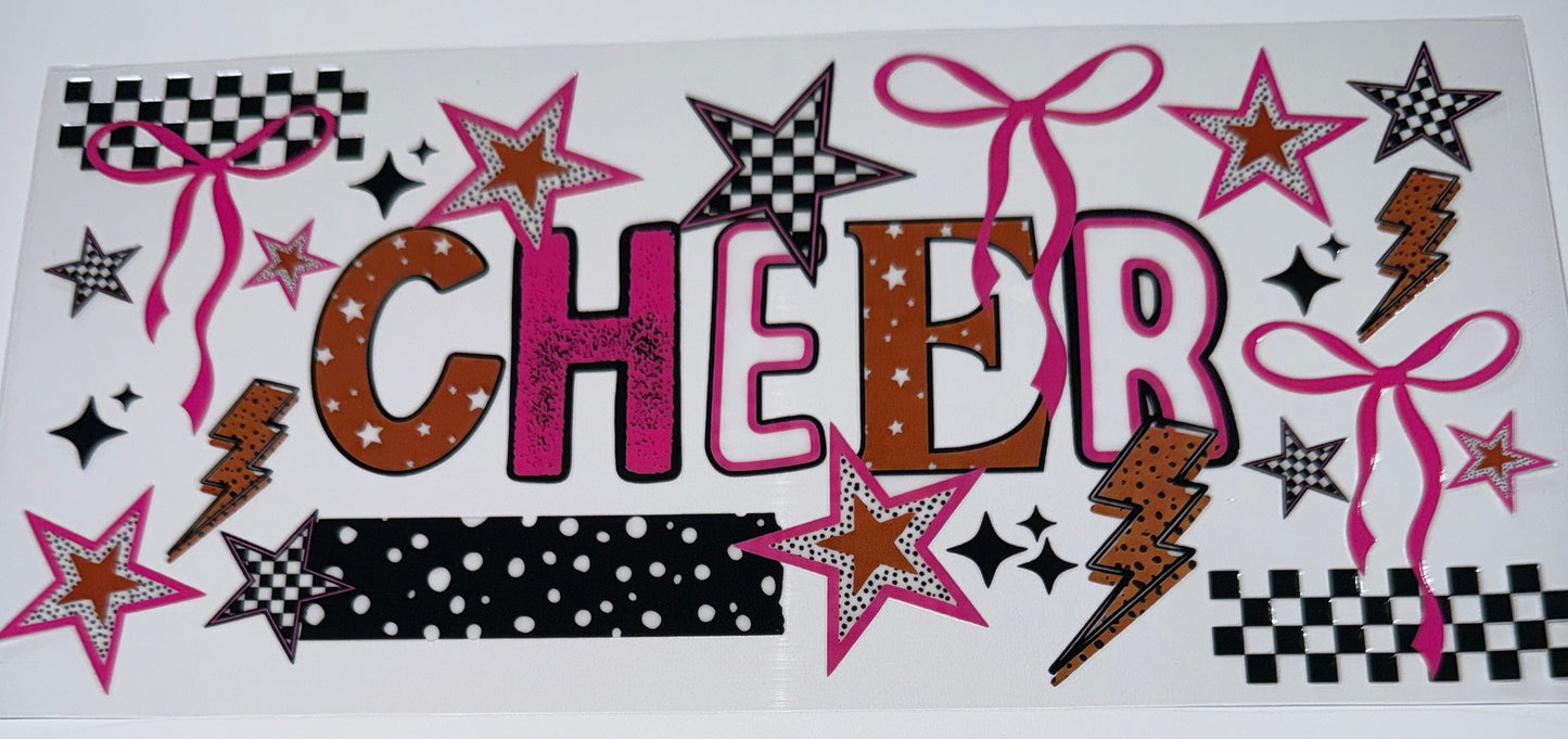 Cheer - 16oz Uv DTF Cup Wrap