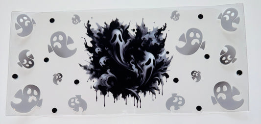 Ghost Smoke - 16oz UV DTF Cup Wrap