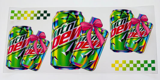 Dew Drink - 16oz UV DTF Cup Wrap