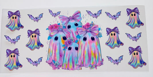 Holo Ghost - 16oz UV DTF Cup Wrap