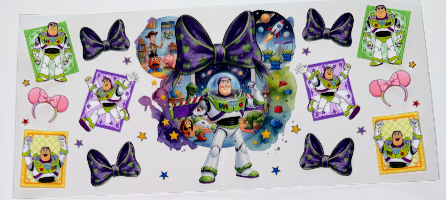 Buzz man - 16oz UV DTF Cup Wrap
