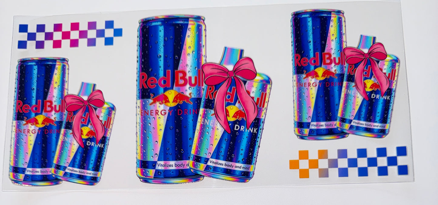 Bull Energy - 16oz UV DTF Cup Wrap