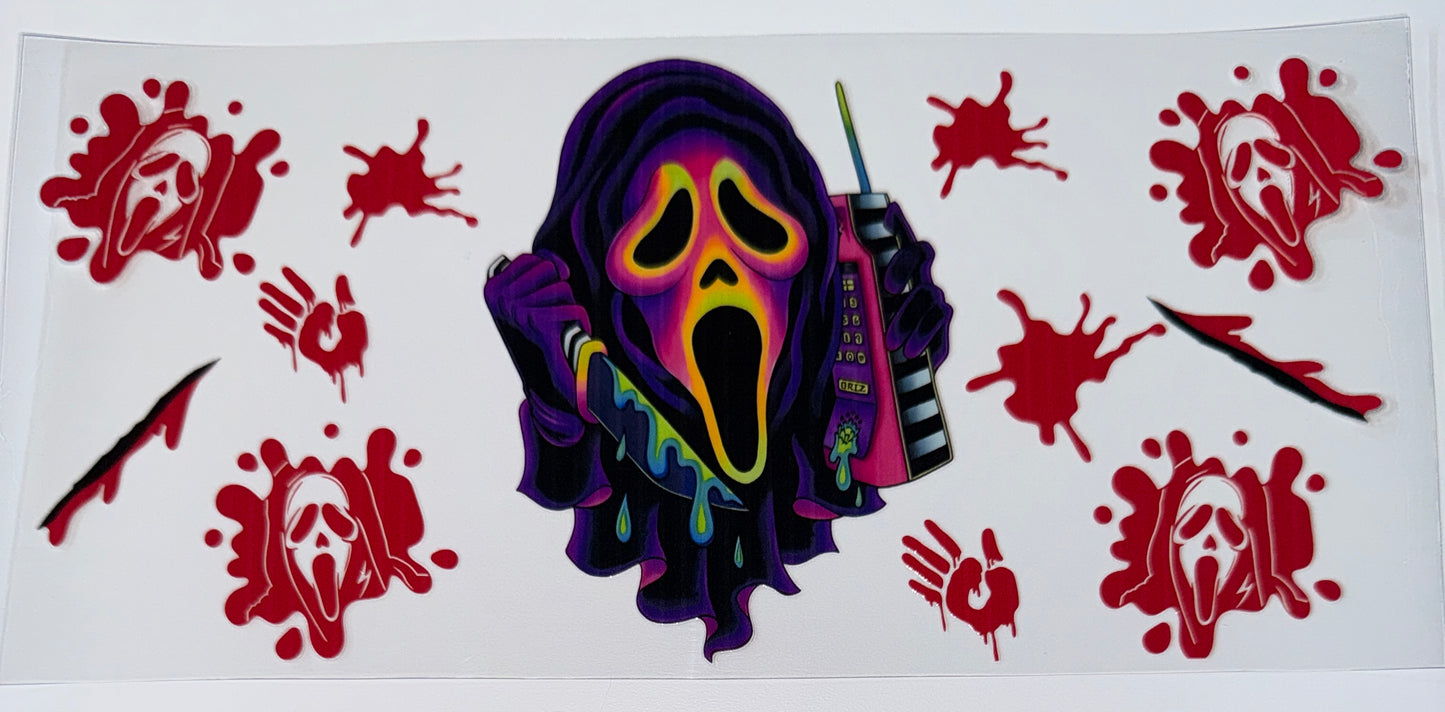 Neon Ghost - 16oz UV DTF Cup Wraps