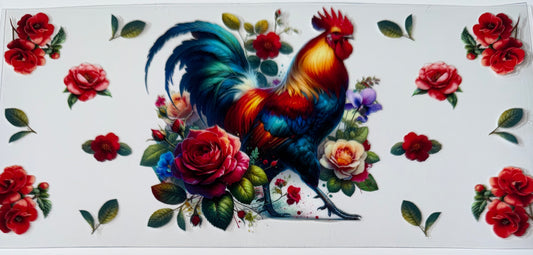 Rooster - 16oz UV DTF Cup Wraps