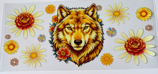 Wolf - 16oz UV DTF Cup Wraps