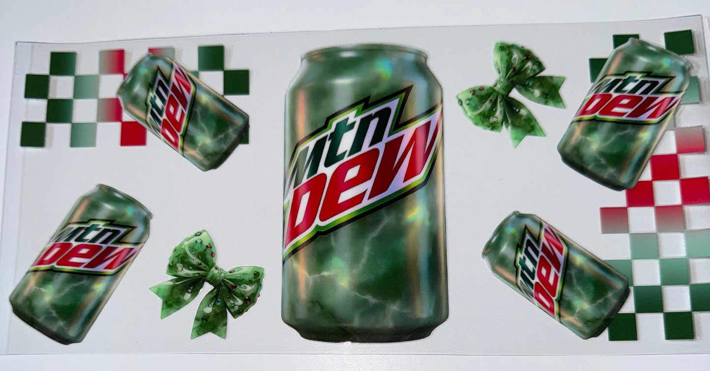 Dew Drink - 16oz UV DTF Cup Wraps