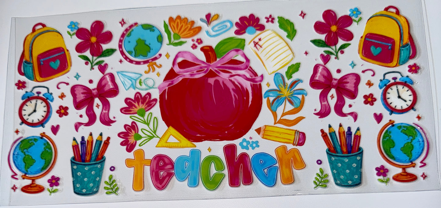 Teacher - 16oz UV DTF Cup Wraps