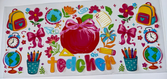 Teacher - 16oz UV DTF Cup Wraps