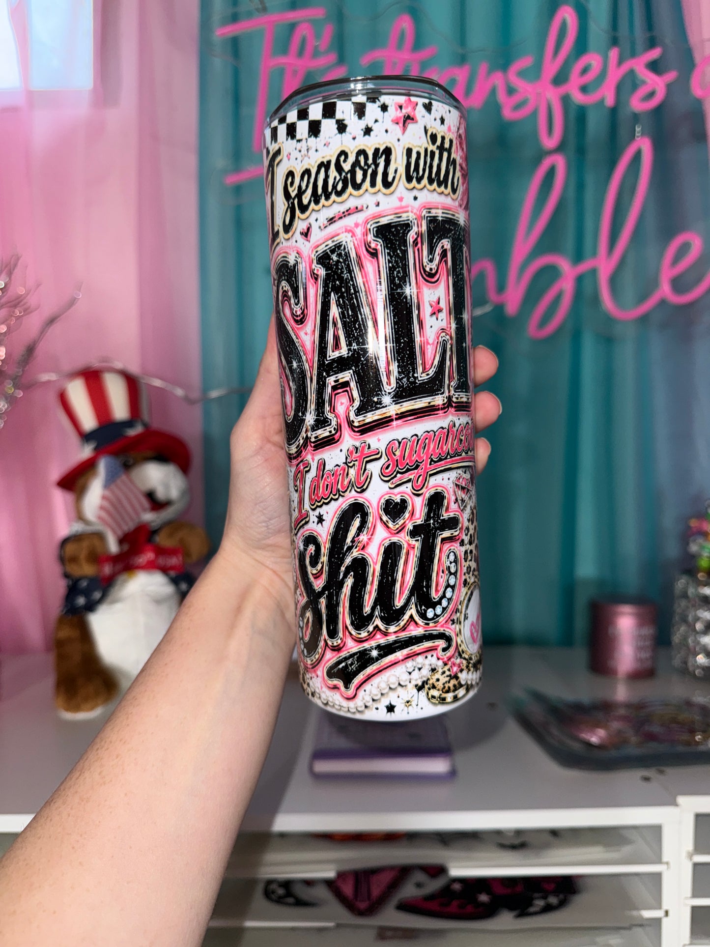 SugarCoat Shit 20oz Sublimation Tumbler