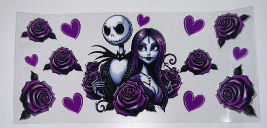 Purple JS - 16oz UV DTF Cup Wrap