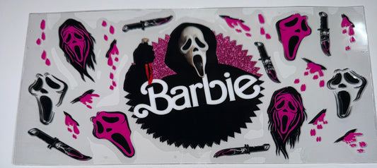 Barb Face - 16oz UV DTF Cup Wrap