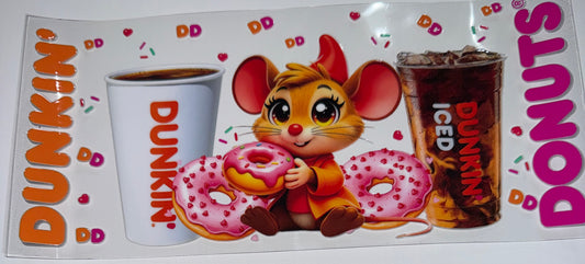 Cute Mouse DD - 16oz UV DTF Cup Wrap