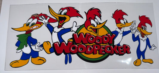 Woody Bird - 16oz UV DTF Cup Wrap