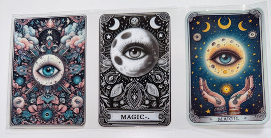 Magic Eye - 16oz UV DTF Cup Wrap