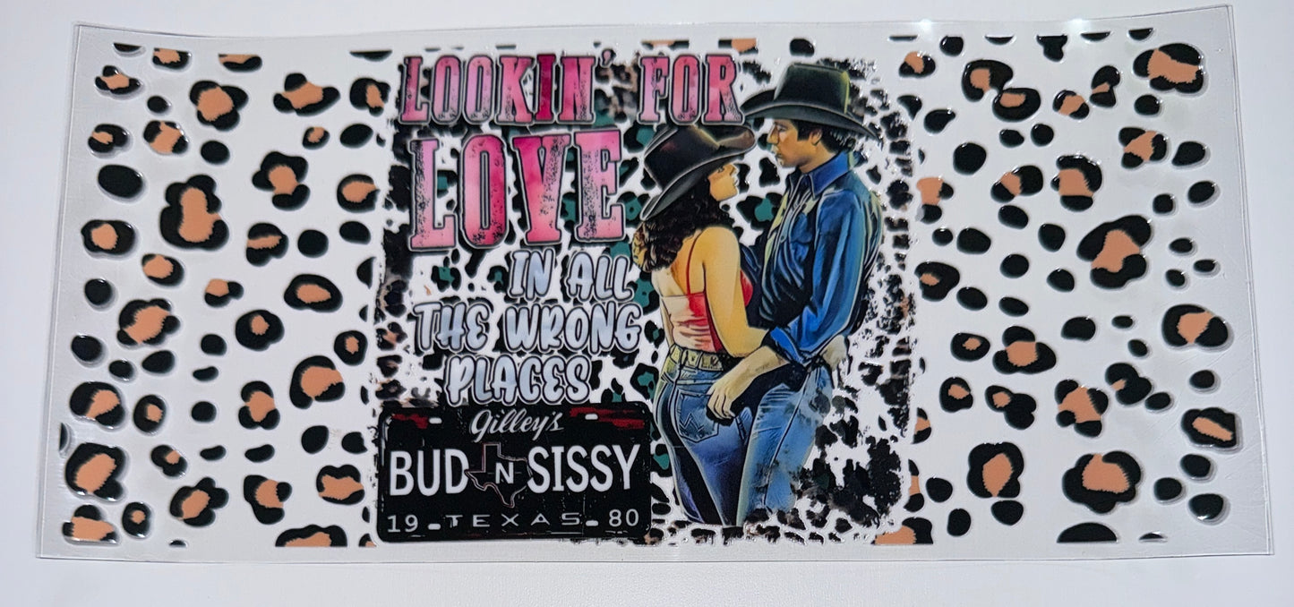 Lookin for Love - 16oz UV DTF Cup Wrap