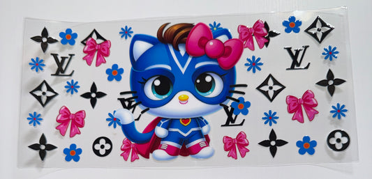 Luxury Cat - 16oz UV DTF Cup Wrap