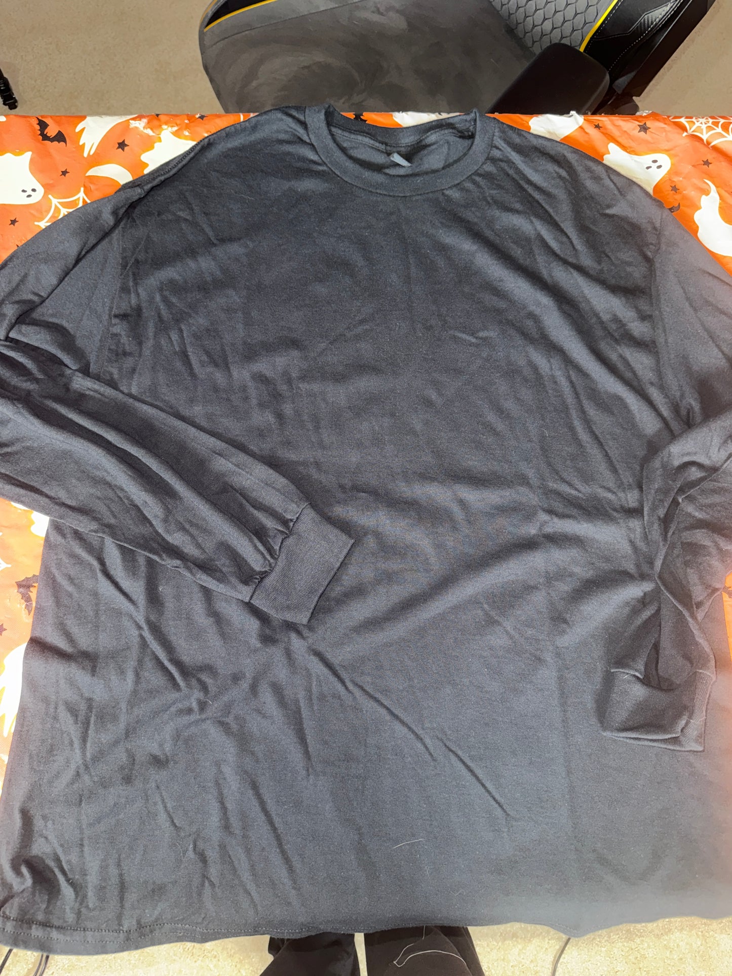 Black GILDAN Long Sleeve X-LARGE - ADD DESIGN