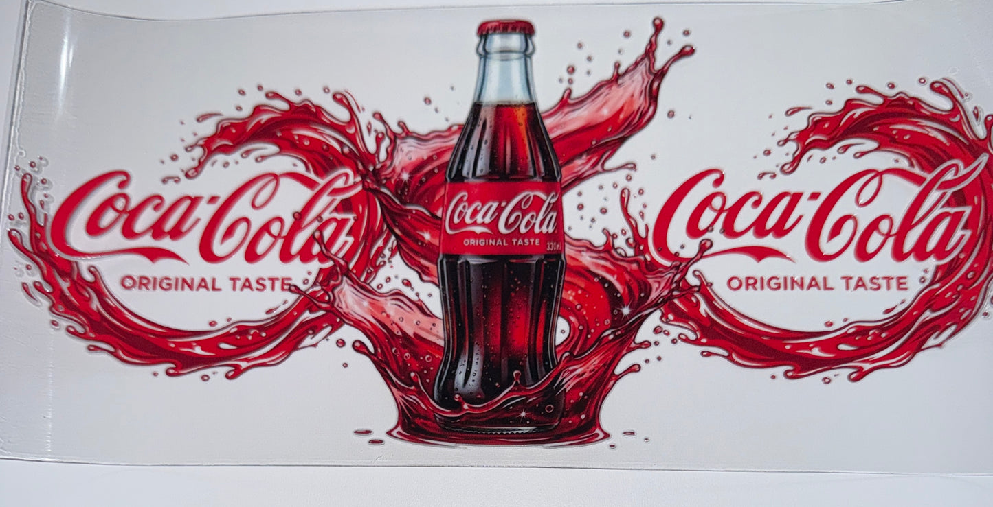 Bottle Coke - 16oz UV DTF Cup Wraps