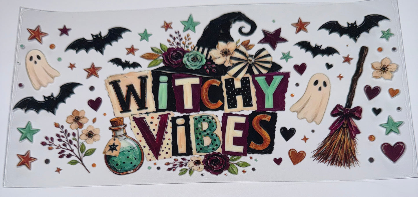 Witchy Vibes - 16oz UV DTF Cup Wraps