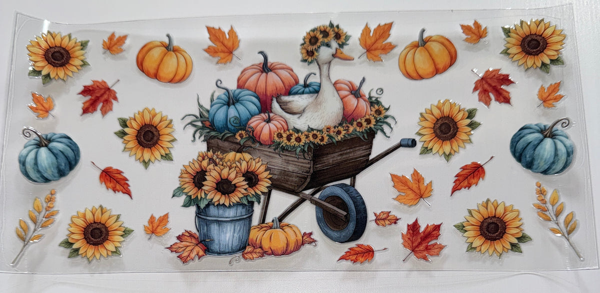 Goose Wheelbarrow - 16oz UV DTF CUP WRAP