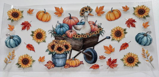 Goose Wheelbarrow - 16oz UV DTF CUP WRAP