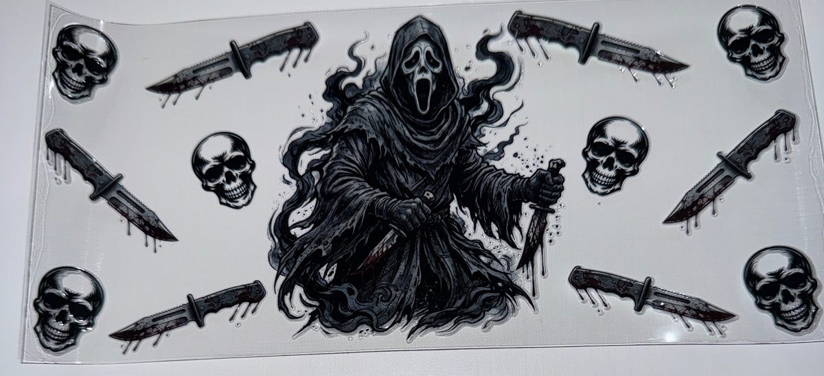 Dark Scream - 16oz UV DTF CUP WRAP