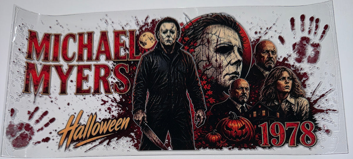 Myers 1978 Halloween - 16oz UV DTF CUP WRAP