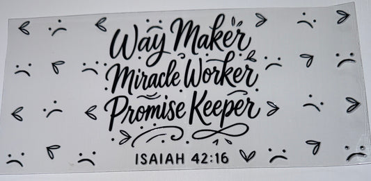 Promise Keeper - 16oz UV DTF CUP WRAP