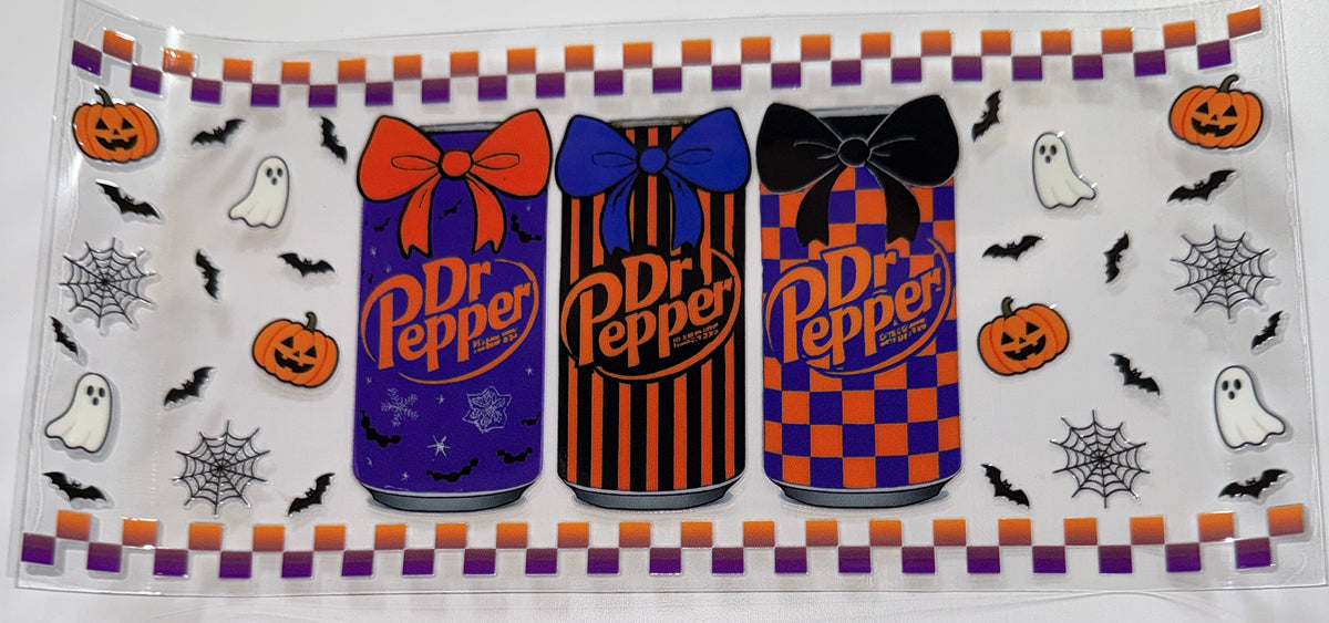 Dr P Spooky - 16oz UV DTF CUP WRAP