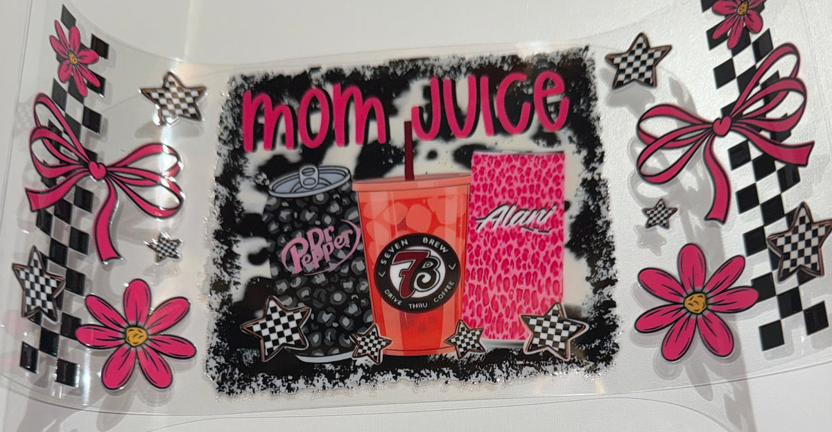Mom Juice - 16oz UV DTF CUP WRAP