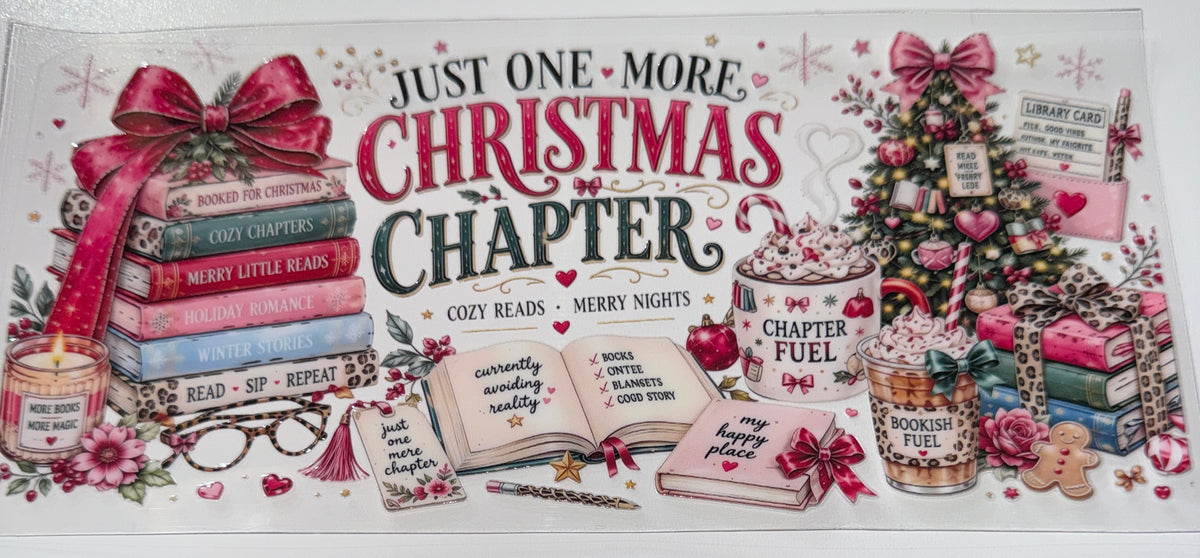 Christmas Chapter - 16oz UV DTF Cup Wrap