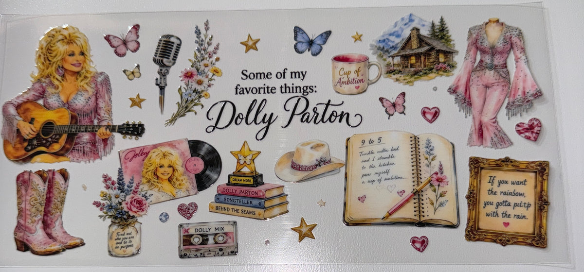 Favorite Things - 16oz UV DTF Cup Wrap