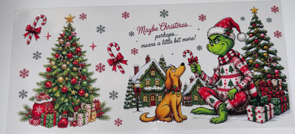 Christmas Means a little More - 16oz UV DTF Cup Wrap