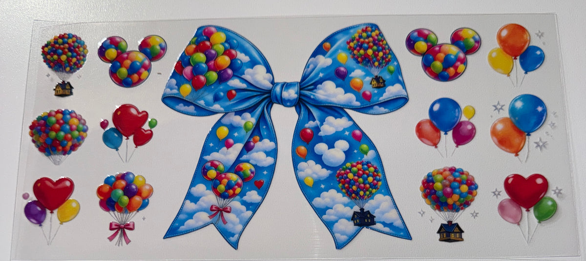 Balloon Bow - 16oz UV DTF Cup Wrap