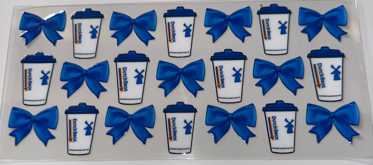 DB Coffee - 16oz UV DTF Cup Wrap