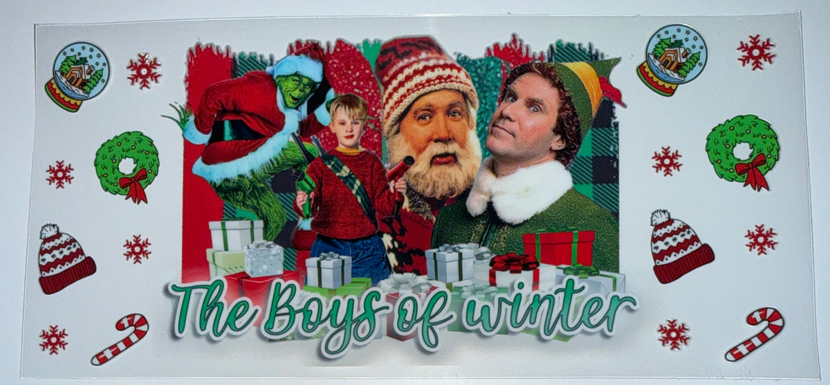 Boys of Winter -  16oz Uv DTF Cup Wrap