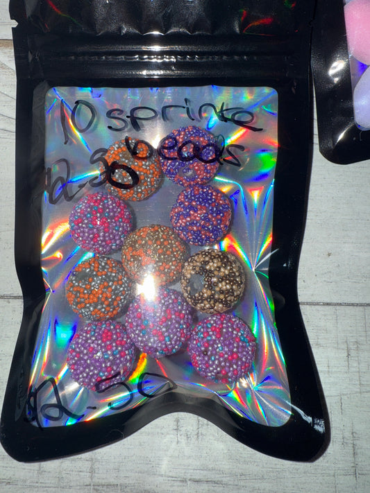 10pcs Sprinkle Beads