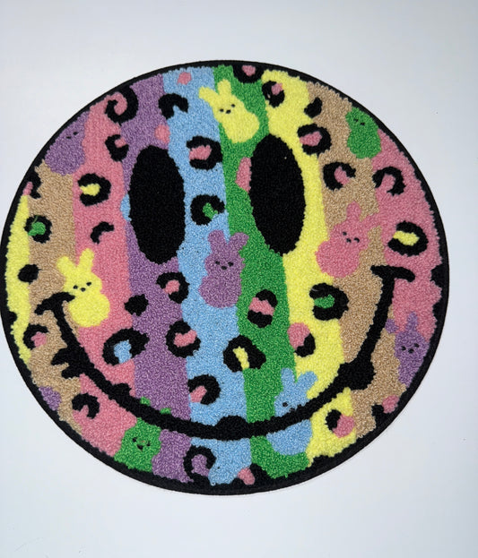 Mini Bunnies Smiley - Chenille Patch DISCOUNTED!!!!