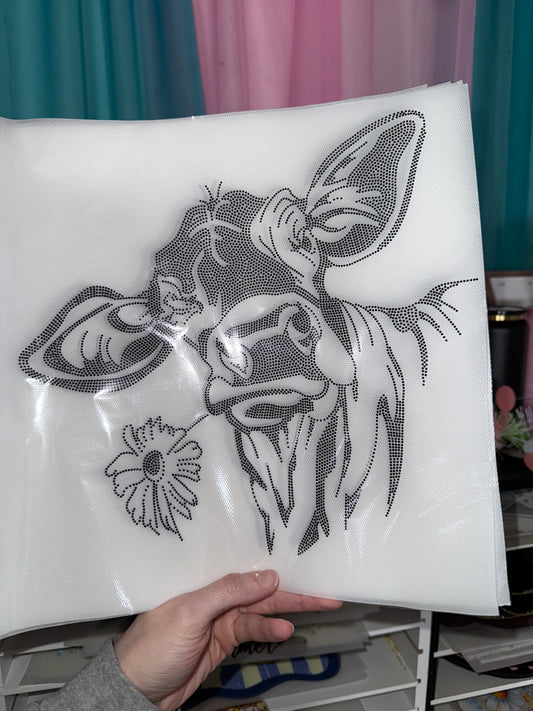 Highland Cow - Spangle Transfer