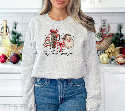 Tis the Season Santa -  DTF TRANSFER