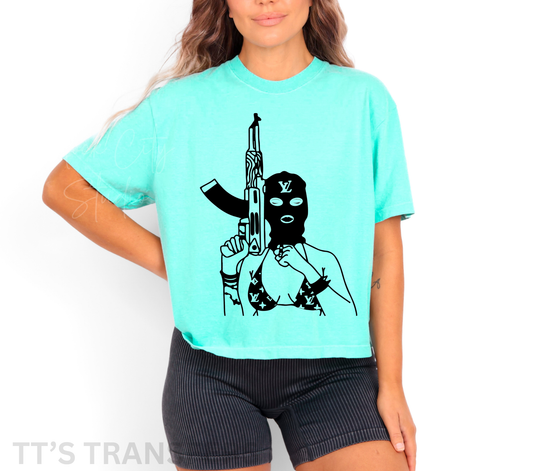 Gun Girl - DTF TRANSFER