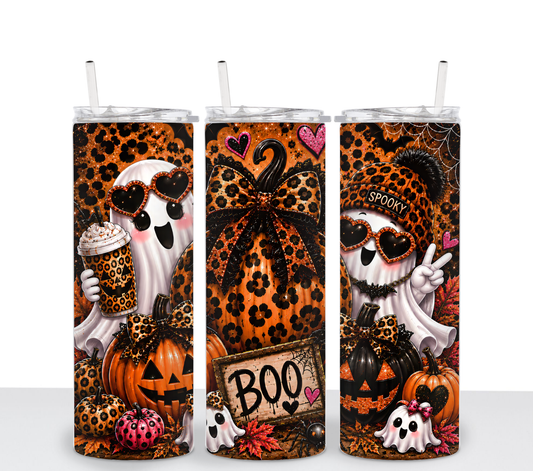Orange Leopard Ghost - Sublimation Transfer